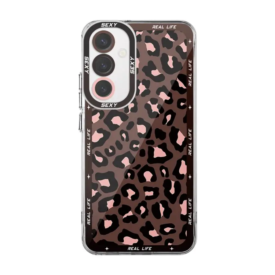 Leopard Print phone Case for Samsung A13 A14 A15 A23 4G 5G A24 4G A25 A33 A34 A53 A54 A73 A35 A55 5G bag