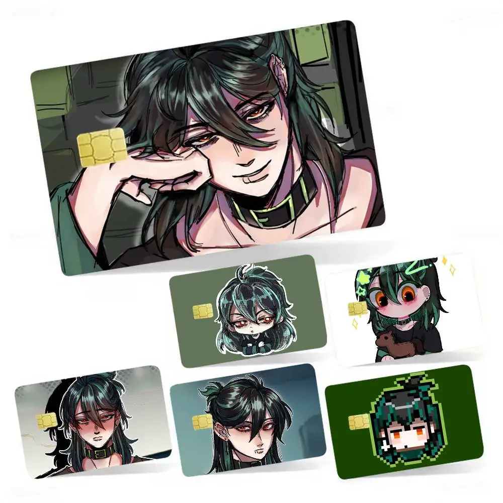 

TkaTB T-The Kid At the Back Sol 4pcs 1Set Film Skin for Debit Credit Bank Visa Card Decal Cover