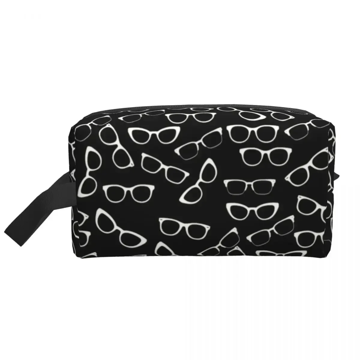 Trendy Optician Glasses Cosmetic Bag Women Fashion Big Capacity Optometrist Makeup Case Beauty Storage Toiletry Bags