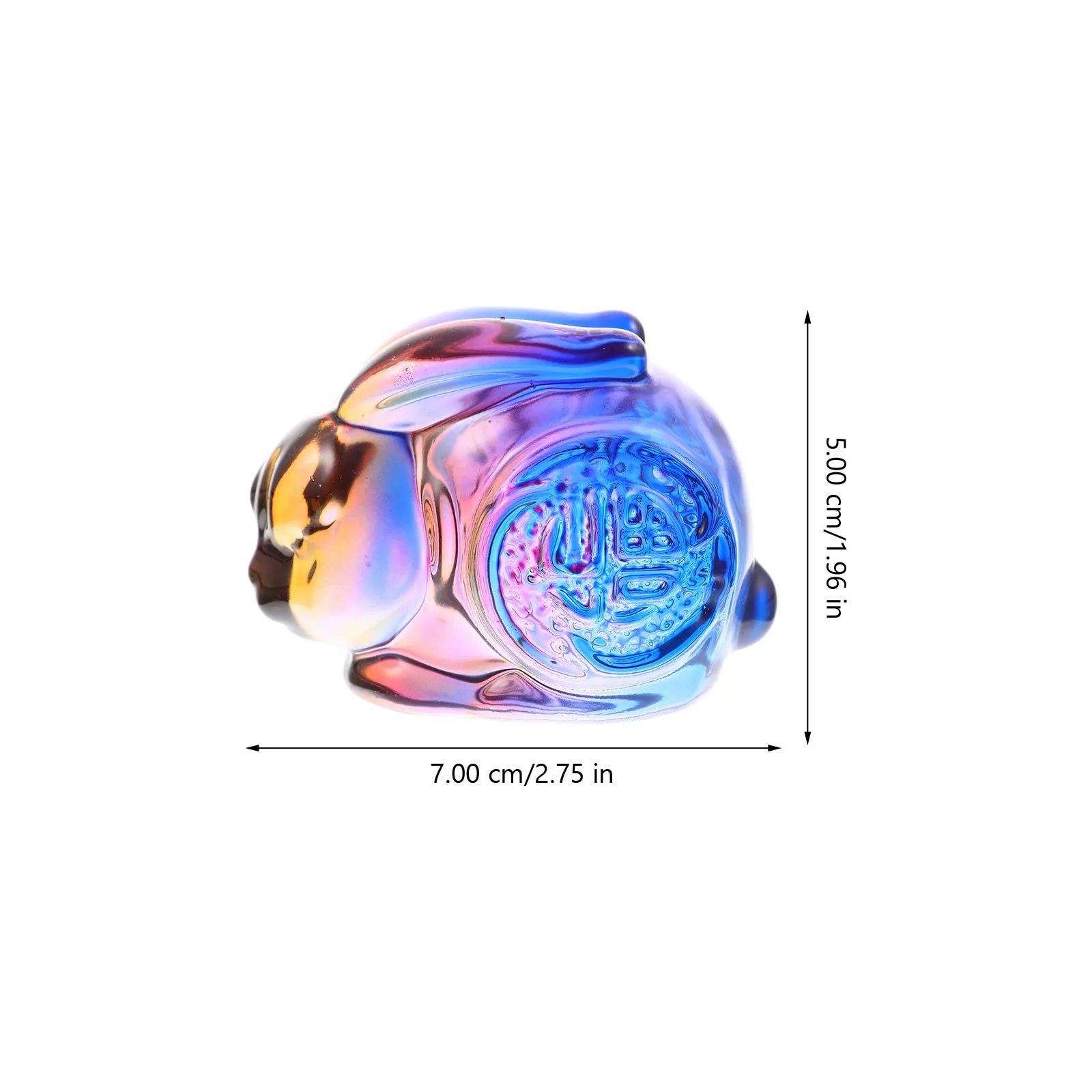 

Rabbit Vintage Home Decor Animal Figurines Colorful Tabletop Bunnies Decoration