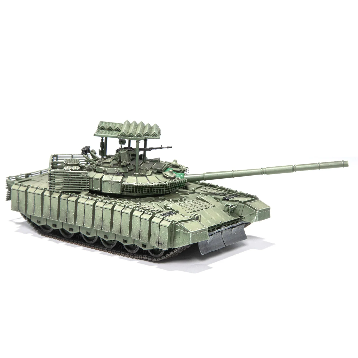 1: 72 5M72150A Russian T-80BVM Tank Model 2023 Relikt ERA Static Finished Product Model view 6