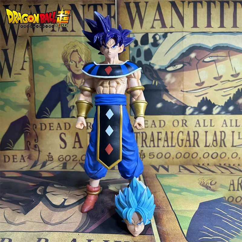 Dragon Ball Z Figurka Beerus Son Goku Figurki akcji Goku 2 głowy Pvc Kreskówka Model Zabawki Statuetka Dekoracja Pulpitu Prezenty Dla Dzieci