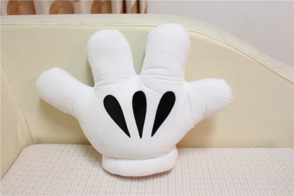 Minnie Mickey Mouse Mascot costume Gloves Anime stage show Performing props Cartoon Hand Cushion Cosplay Tool Gifts For Children