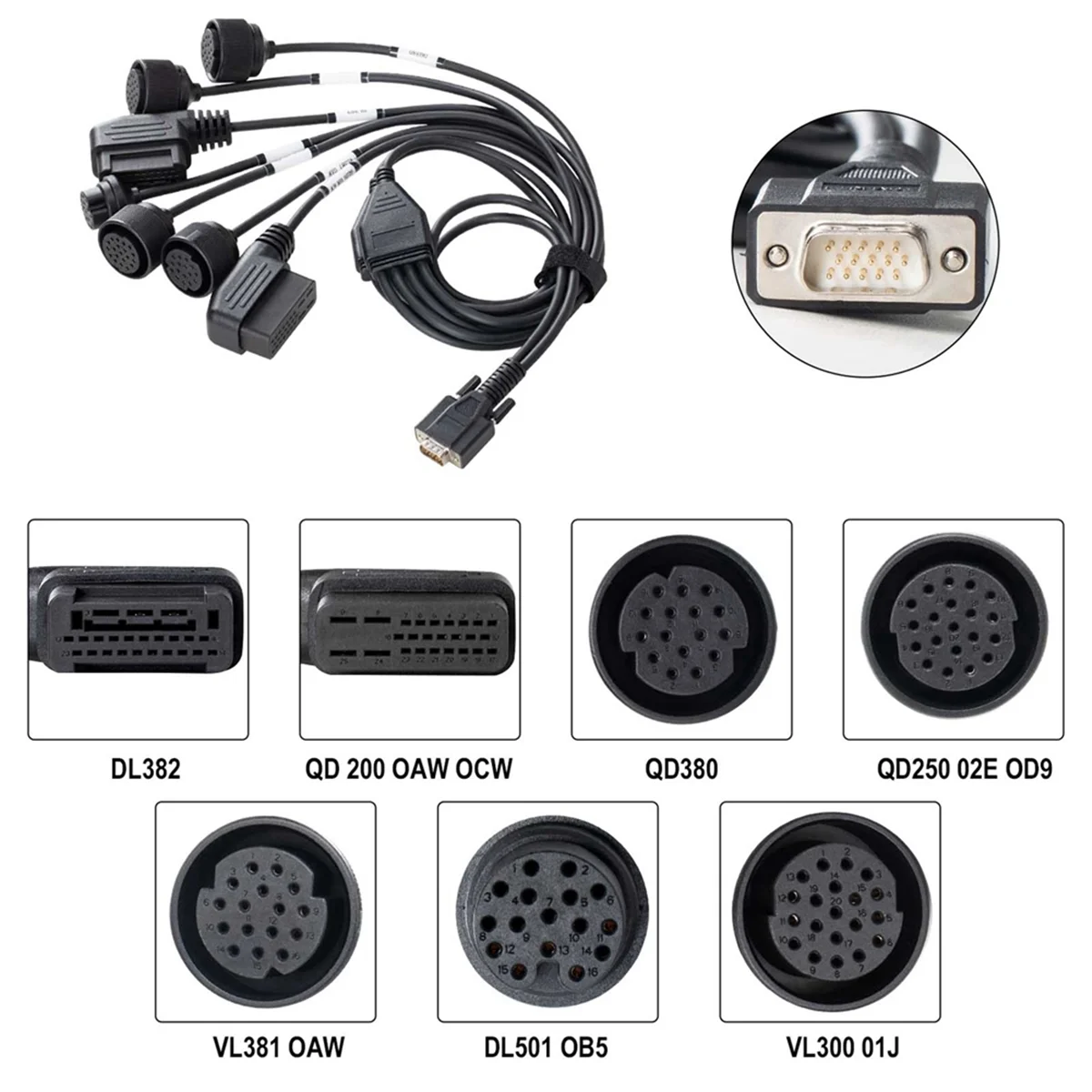 For VW TCM Cable 7-In-1 Kit Supports ECU Clone Diag and Other Functions for VW Automatic Transmission