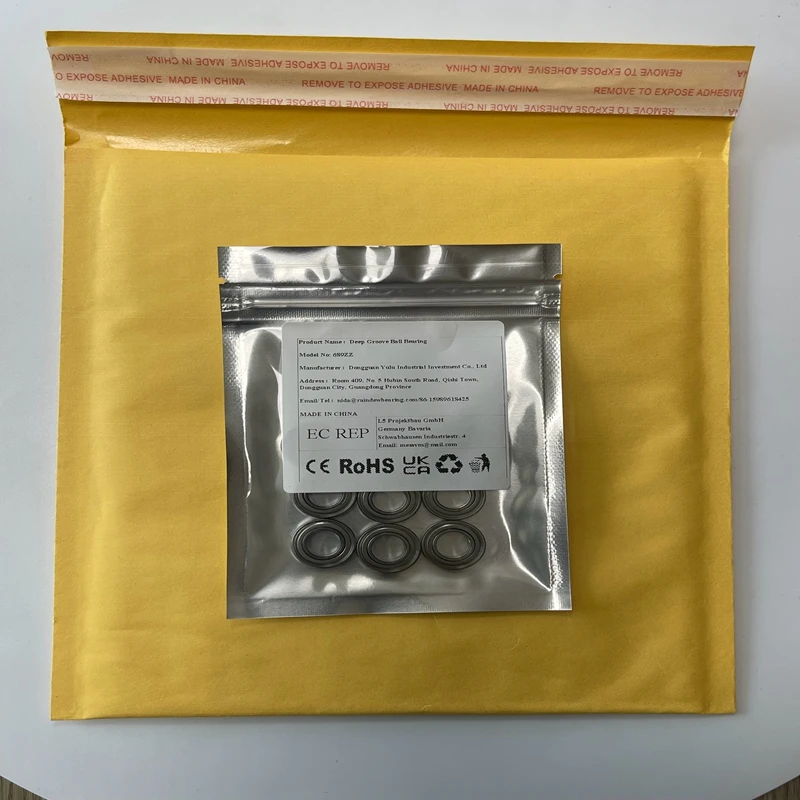 

10PCS 689ZZ 9x17x5 mm Miniature Bearing Deep Groove Ball Bearing ABEC-7 Suitable For Small Motor Precision Instruments