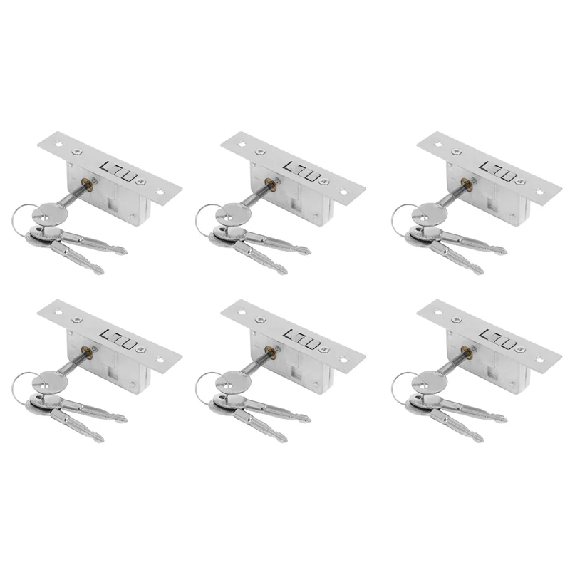 BNVN-6X インビジブル/ドアロック、引き戸フックロック、合金ロック本体、フレームガラスドア、頑丈、耐久性、ドアハードウェア