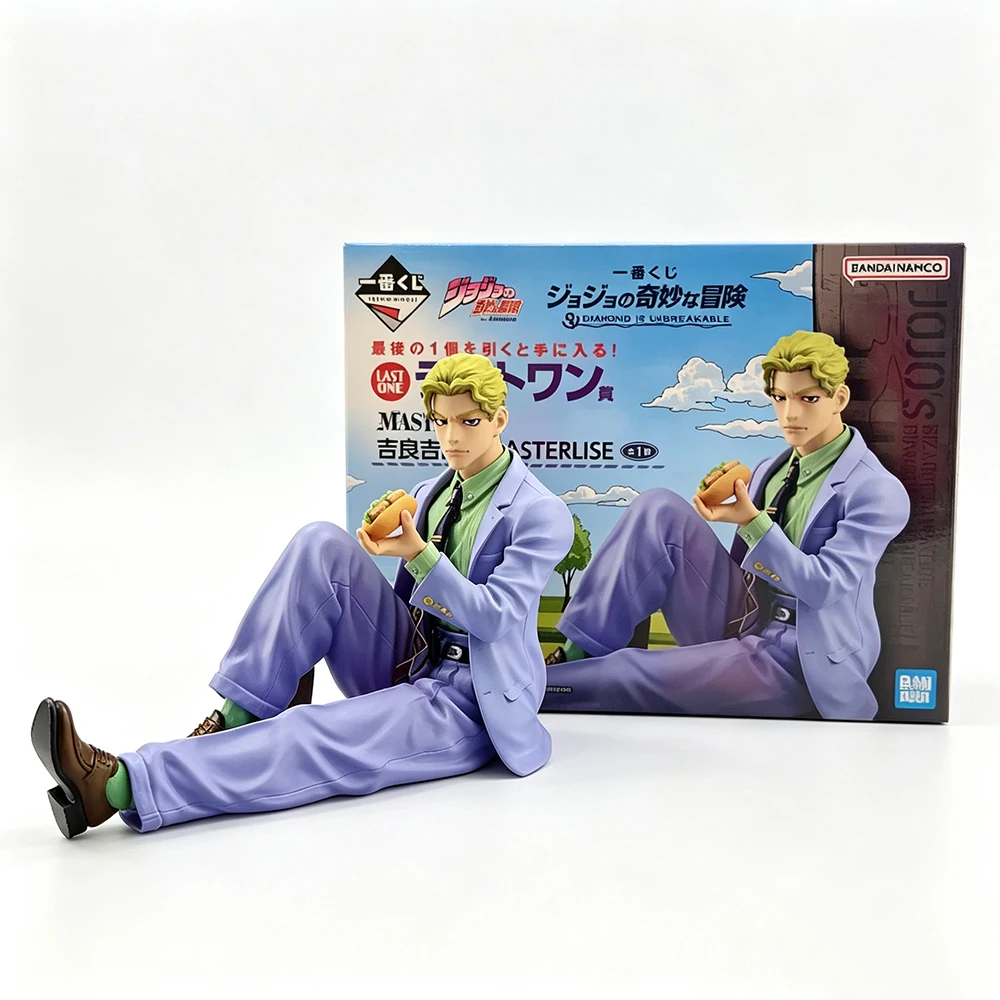 Anime JoJo Diamond Is Unbreakable, figurka Yoshikage Kira w pozycji siedzącej, kolekcjonerski model, zabawka, dekoracja na biurko, prezent.