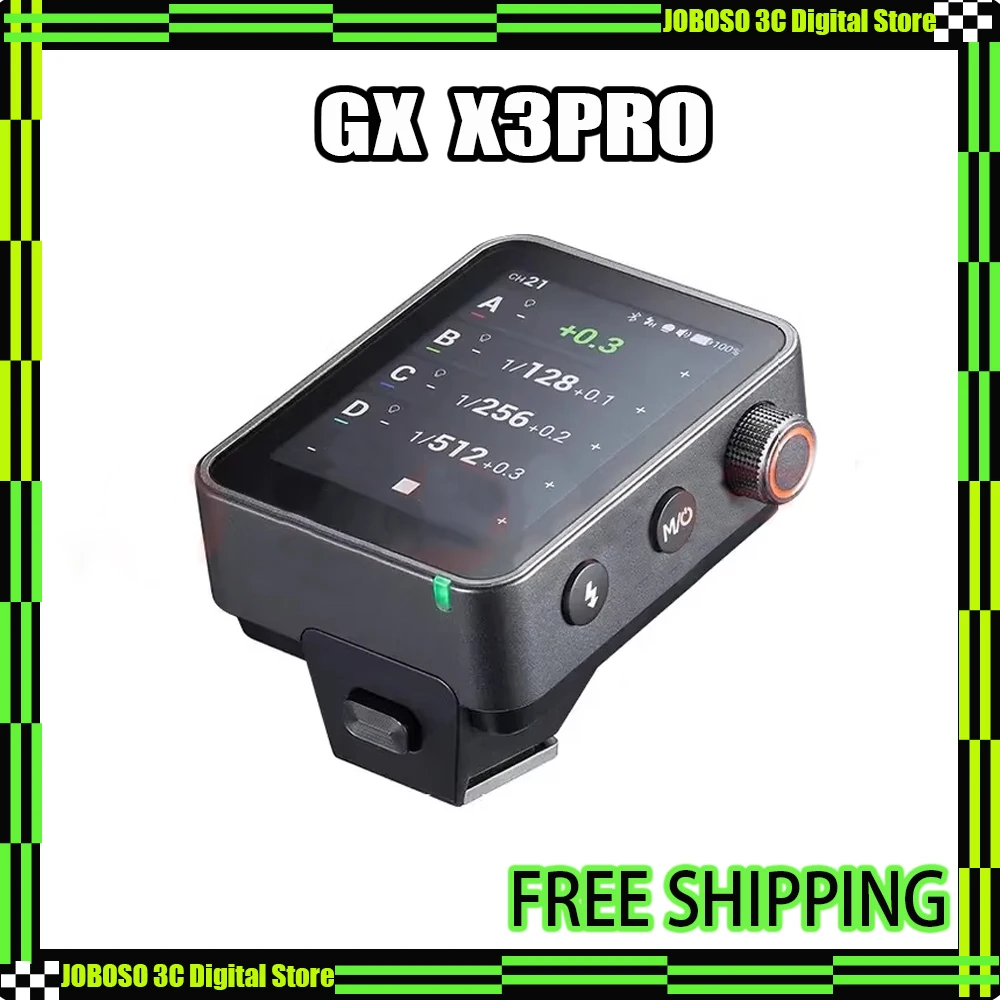 

Беспроводной триггер для вспышек GX X3PRO C/N/S/F/O 2.4 дюйма TTL HSS 2.4G с OLED-экраном и сенсорным управлением для Sony, Canon, Nikon, Fuji, Olympus