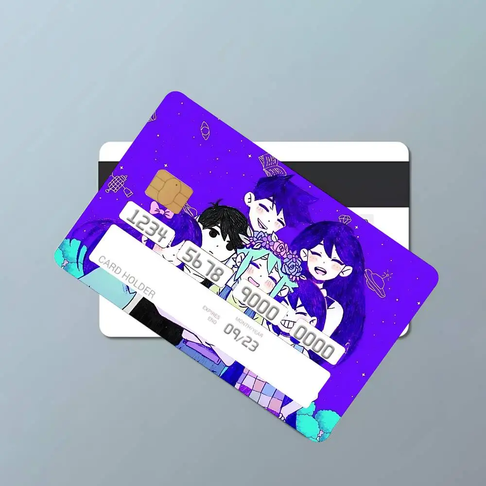 ملصقات بطاقات Game O-Omori كارتونية مزخرفة صغيرة مقاومة للماء 4 قطع ملصق بطاقات جديد مضاد للخدش #4