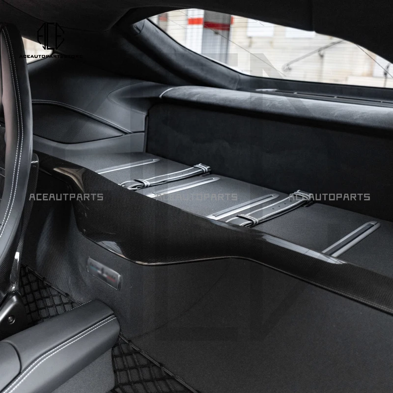 HOT SALE Vehicle Upgarde Auto Parts For Ferrari 812 OEM Style Luggage Trunk Lid Cover Interior Dry Carbon Fiber Material