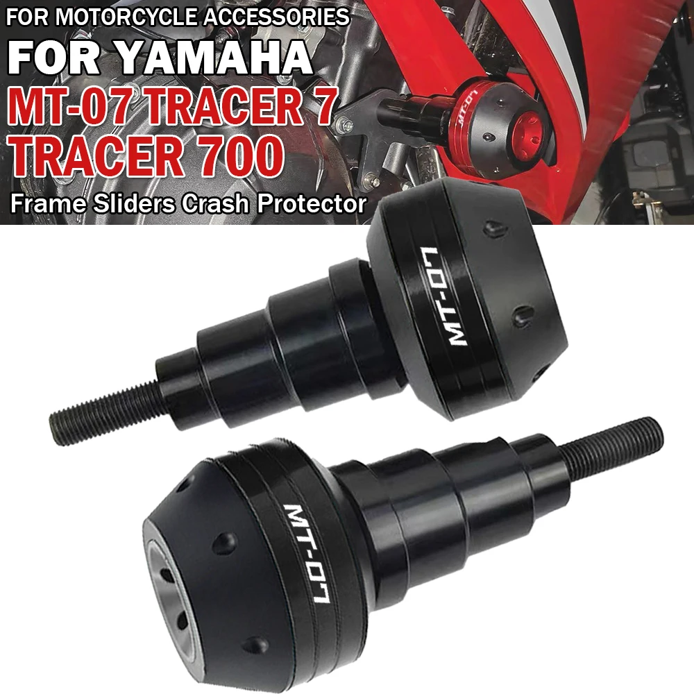 

MT-07 Frame Sliders Crash Protector For YAMAHA MT07 2014-2023 FZ07 Tracer 700/GT 7 Motorcycle Accessories Falling Protection Pad