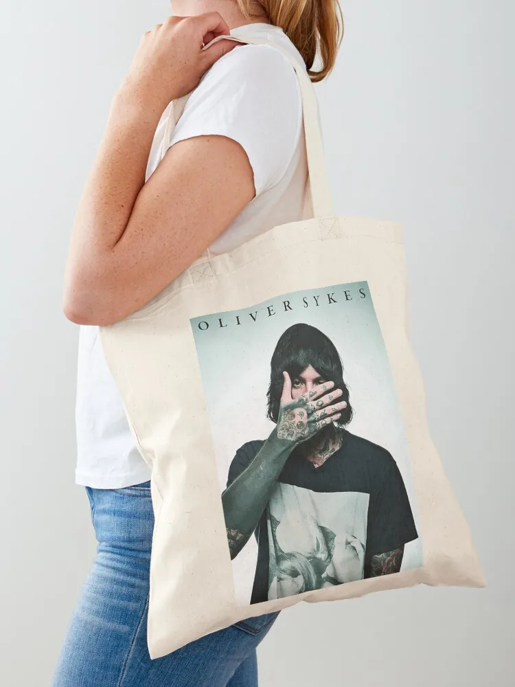 

BEST MERCH / OLIVER SYKES Tote Bag Gift bags canvas shopping bag Gift bag sac pour femme
