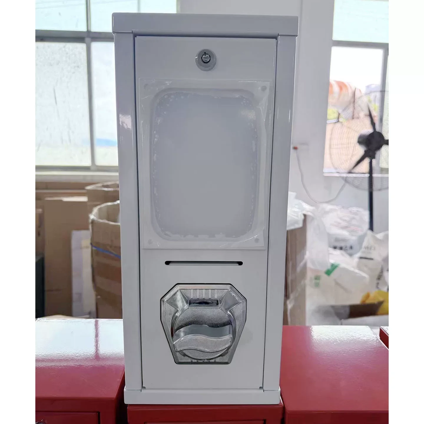 Mini Vending Machine Tattoo Sticker Cardboard Vending Device Arcade Slot Machine with Currency Notes Set image 3