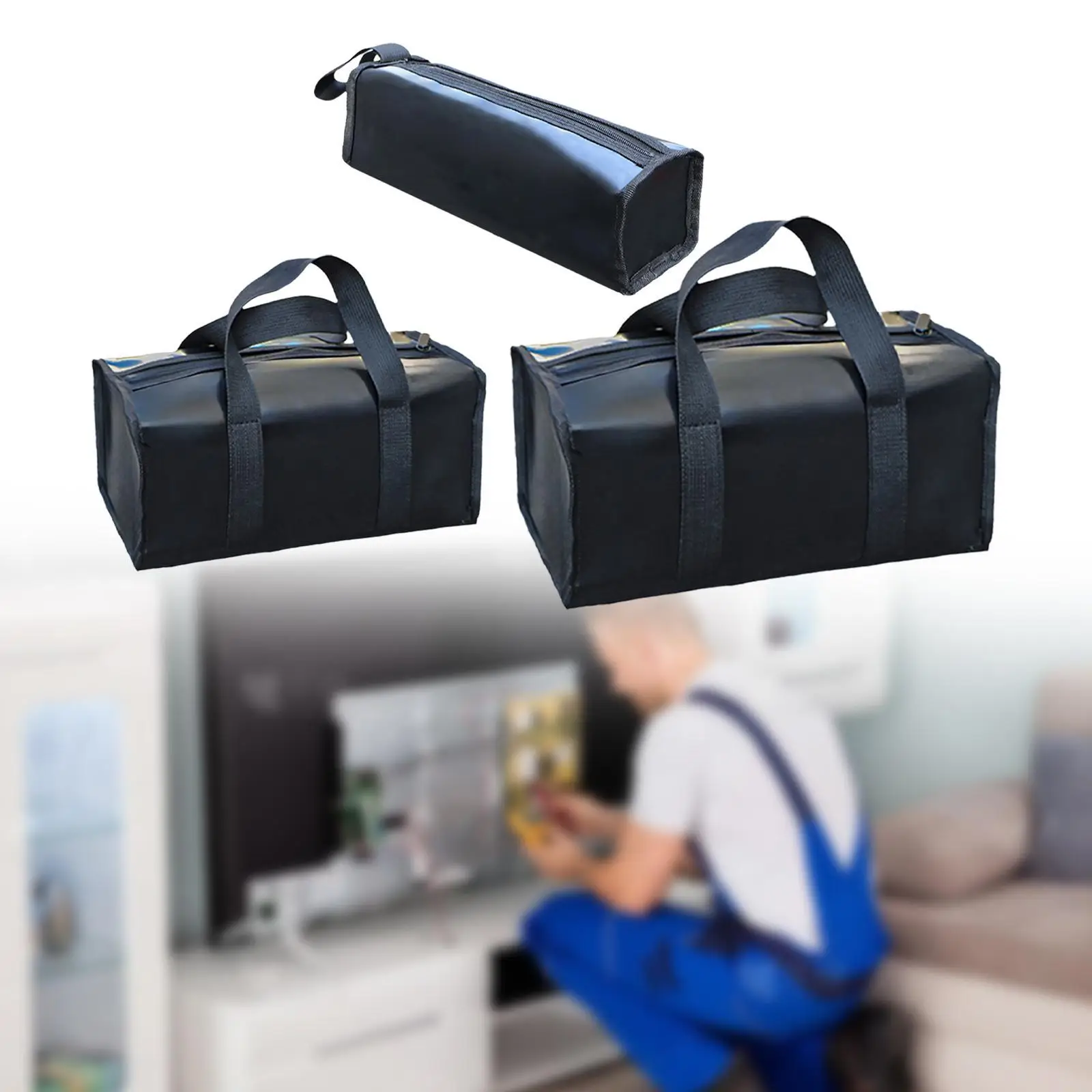 حقيبة تخزين الأدوات، منظم متعدد الاستخدامات لأدوات البستنة والسباكين والنجارين