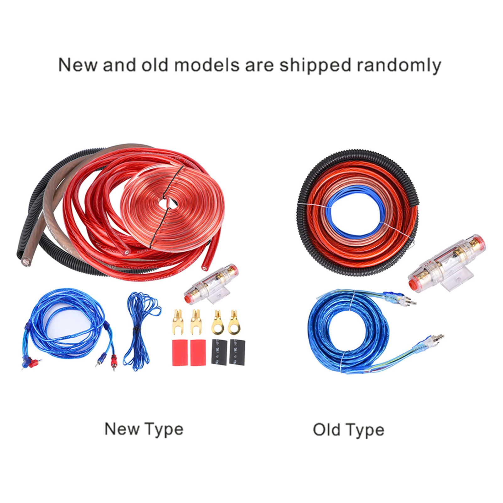 4 Guage 2800 واط سيارة مضخم الصوت مكبر للصوت المتكلم تركيب سلك كابل عدة فيوز دعوى سيارة مضخم الصوت مجموعة التثبيت #6