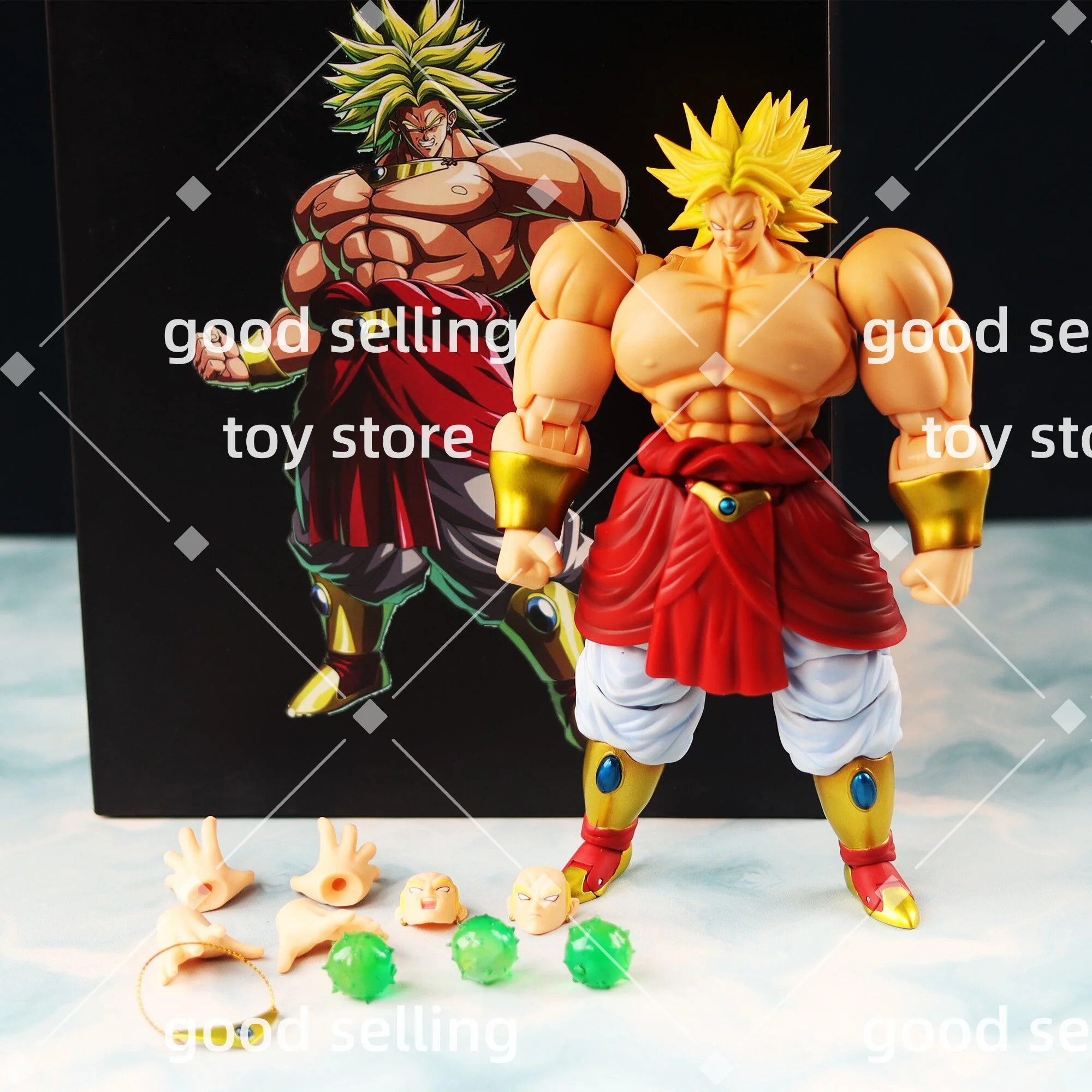 Dragon Ball Figure 1/12 Broli Action Figure Super Saiyan Broli Figures Model Doll AAS Collect Desk Decor Children Birthday Gift