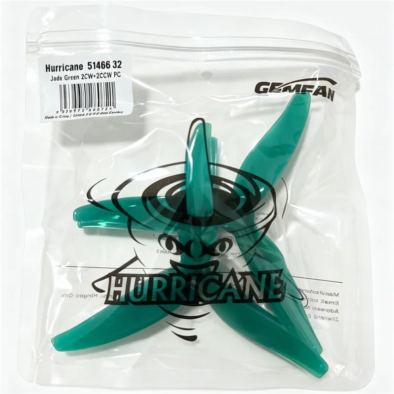 Gemfan 51466 V2 FPV Prop Set, 5mm Mount Hole, High Rigid PC Props for Freestyle & Racing FPV, 2CW+2CCW