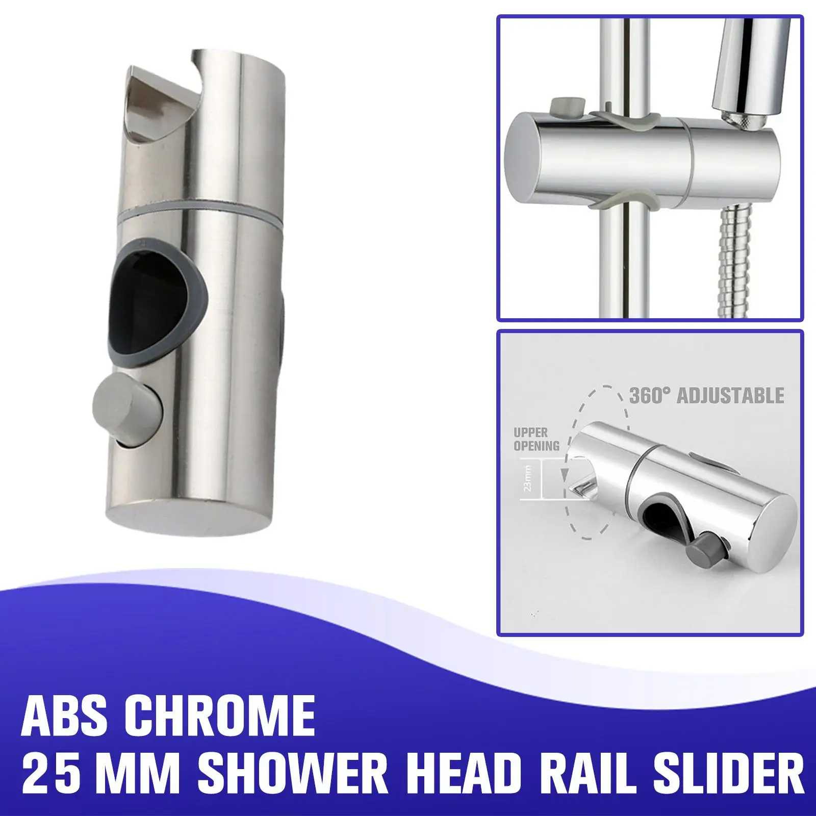 Promotions ABS Handheld Shower Holder Bracket Adjustable Rail Bracket Slider Shower Mounting Brackets for Shower Hea X9J9