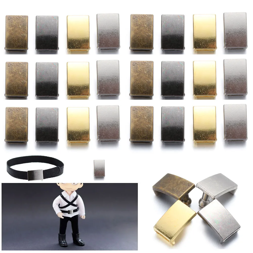 5pcs Metal 12.5*8mm Mini  Bag Buckles Sewing Accessories DIY Shoes Clothes Belt Buckle