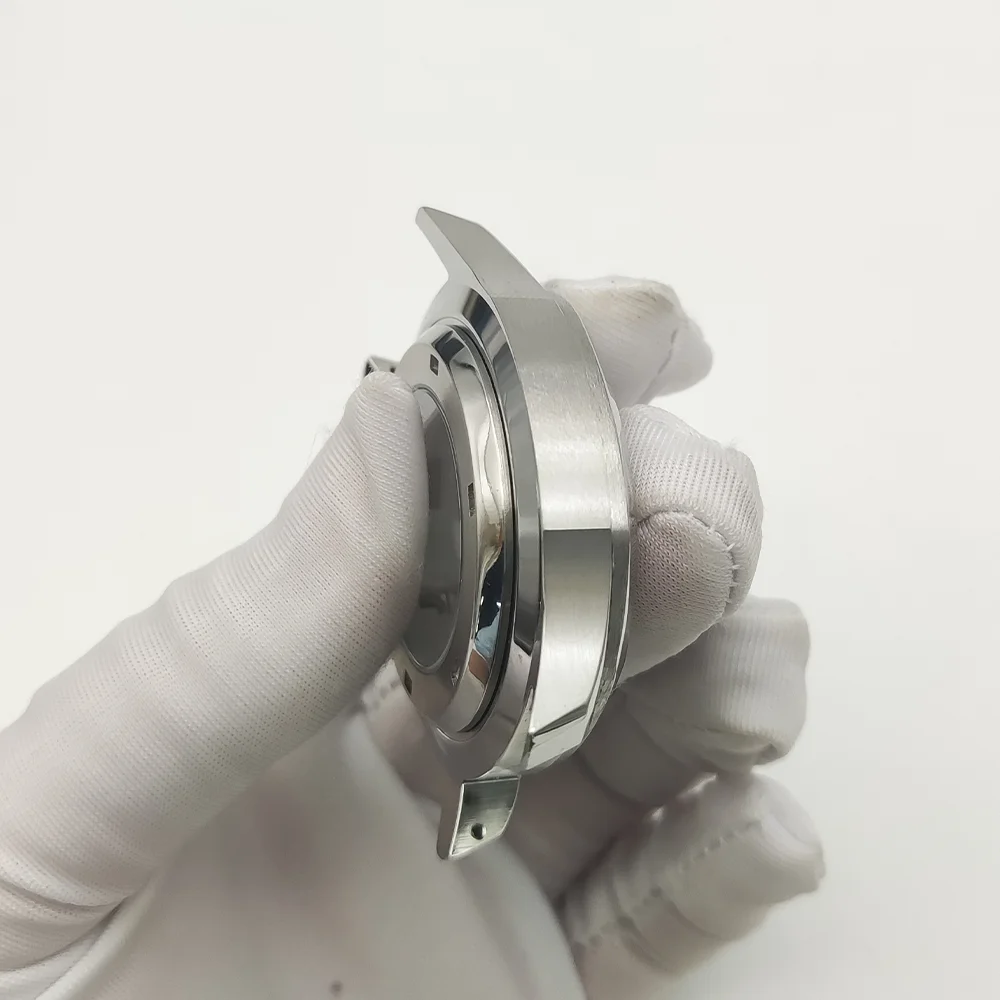 Caja de reloj de 42mm para hombre, resistente al agua hasta 100 metros, piezas de accesorios de reloj, caja NH35