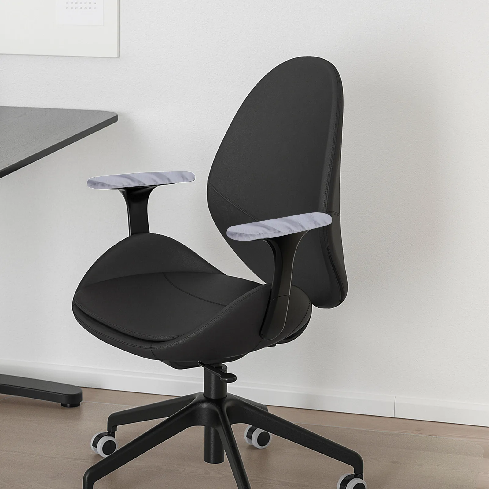 2Pcs Chair Handle Covers Elastic Office Armrest Covers Thick Comfortable Armrest Cushion Replacement for Office Chairs