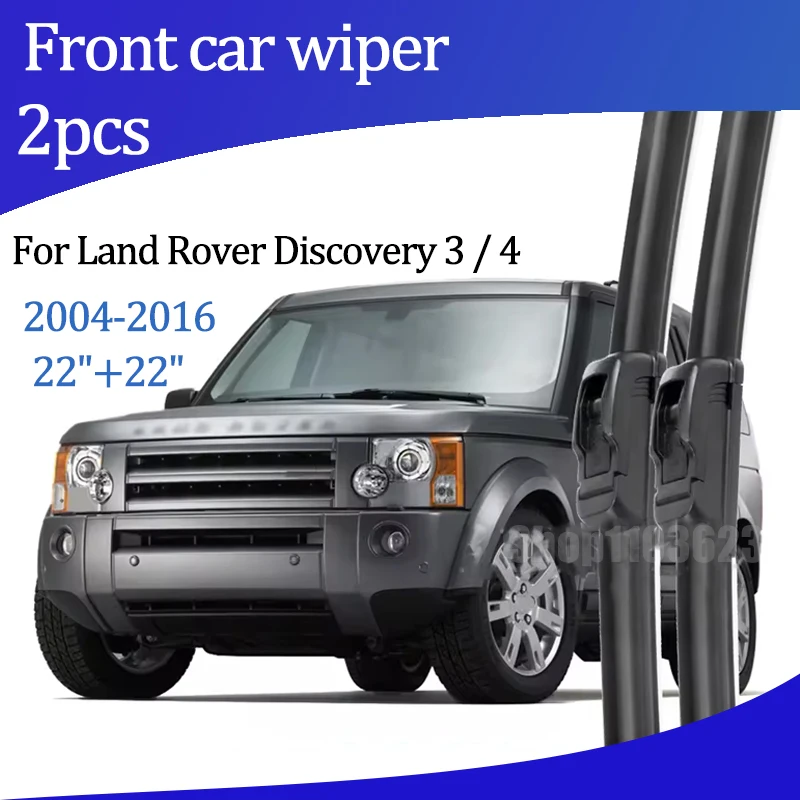 

For Land Rover Discovery 3 / 4 LR3 LR4 2004-2016 2005 2006 Wiper Front Wiper Blades Windshield Windscreen Window Brush 22"+22"