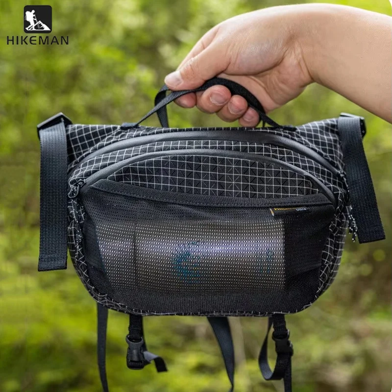 

HIKEMAN Tactical Chest Pack Lightweight Sling Bag Ultra-Light 144g Waist Pack for Hiking Travel Sports