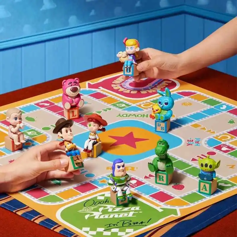 Original Pixar Toy Story edición del 30 aniversario edición conmemorativa Ludo Flying Chess caja ciega decoración de escritorio regalo
