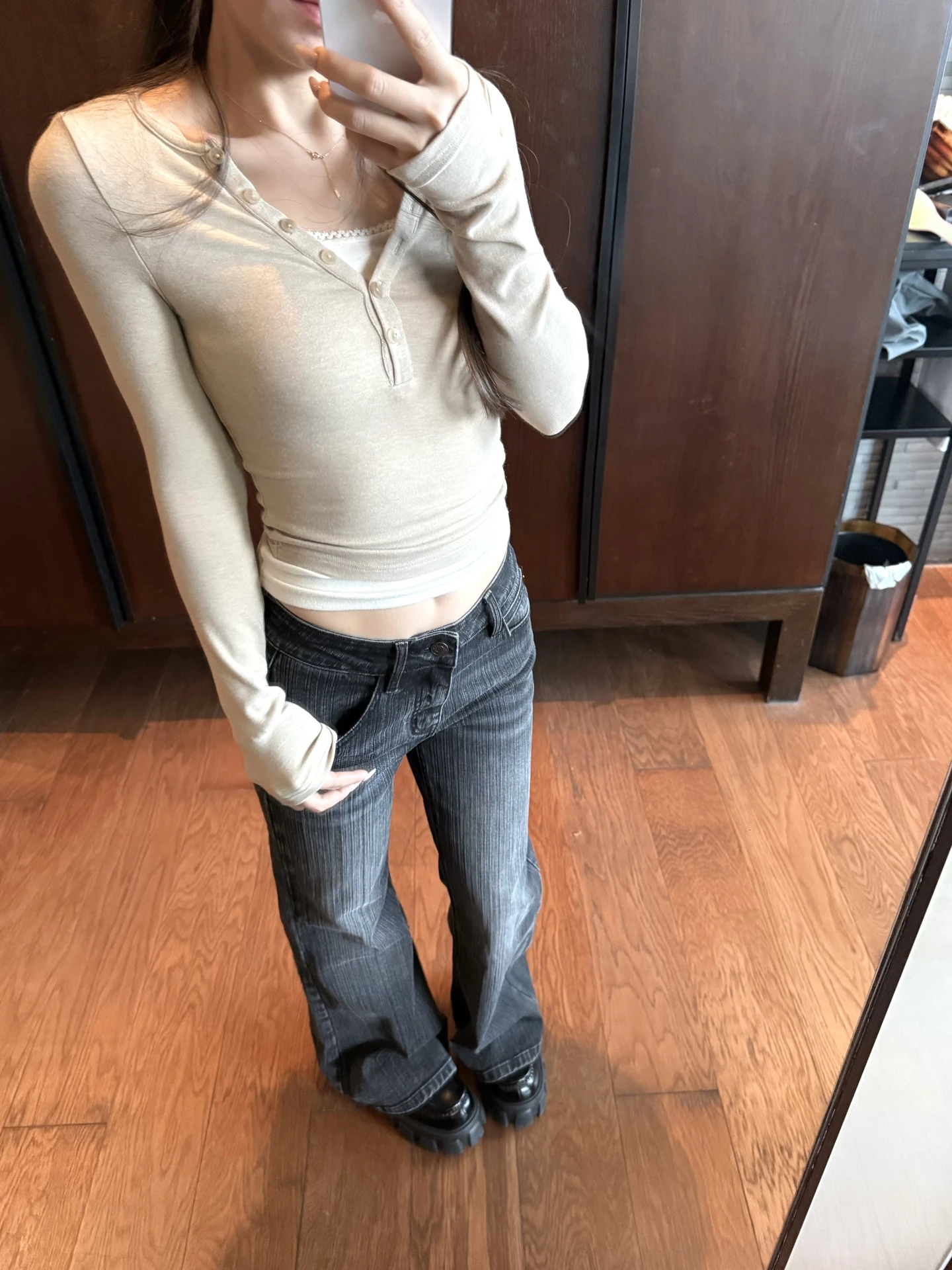 

Желтые джинсы Zonly Zzptte Long Leg Formula для похудения! Женские джинсы-клеш с низкой посадкой, с эффектом потертости, для зимнего сезона