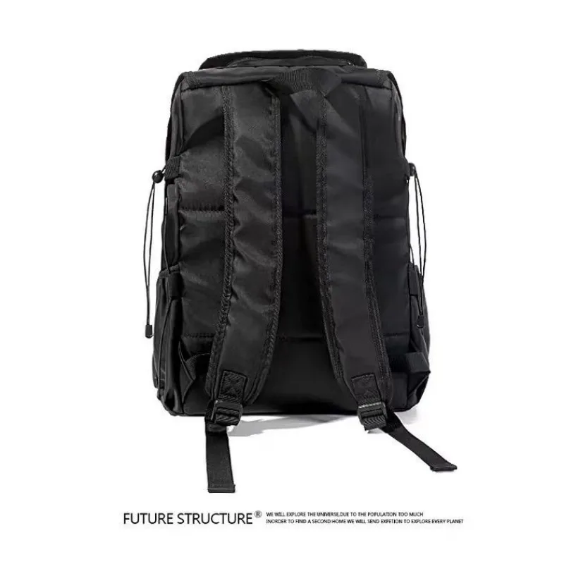 حقيبة ظهر نايلون للجنسين، حقيبة ظهر كاجوال عصرية ذات سعة عالية، حقيبة مدرسية للسفر #4