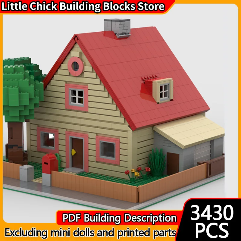 

Популярная киномодель MOC, строительные кирпичи, кино сцена, дом, модульная технология, детские праздничные подарки, сборные игрушки, костюм