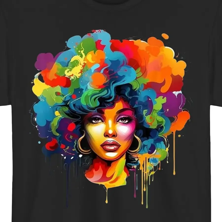 Women's Afro Graphi…