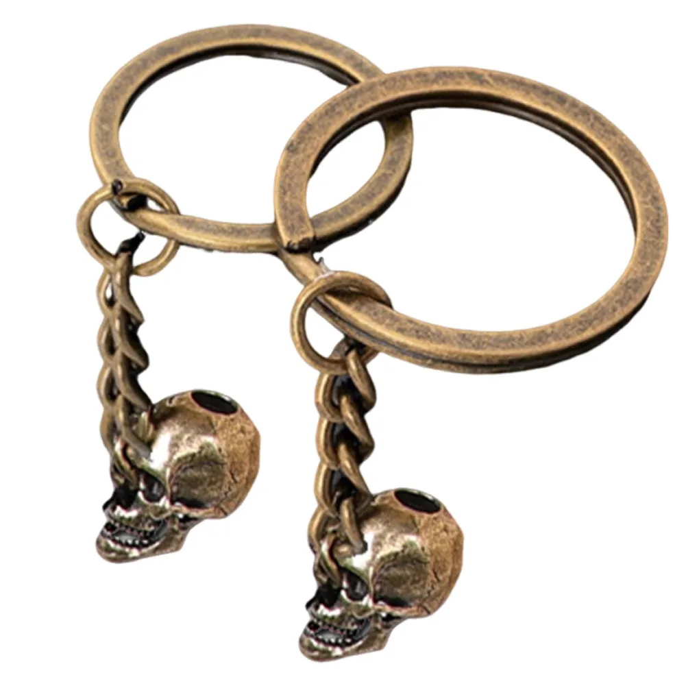 Fantasia Bloodlines Totenkopf-Schlüsselanhänger, Film, Final Destination 6, Disfraz-Kostümzubehör, Herren, Halloween, Karneval, Party-Requisite