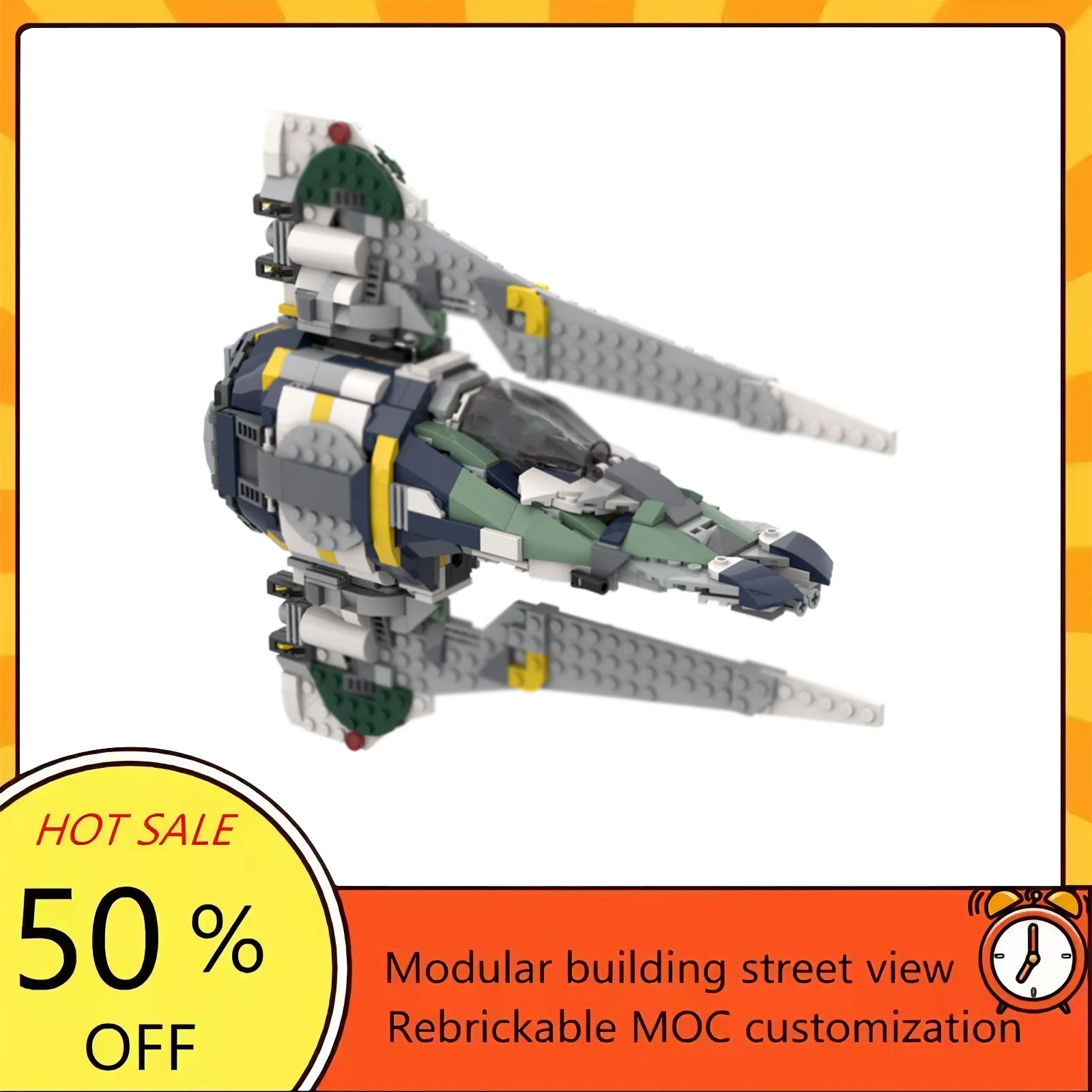 

Набор для сборки космического корабля из 620 деталей, популярная модель из фильма «Звездные войны», модульные строительные блоки, технологичный подарок, игрушка для детей, для сборки в праздничный период