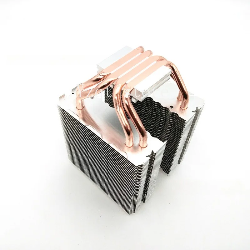 DIY electronic refrigerator small radiator for semiconductor refrigeration sheet cooling cpu radiator pure copper heat pipe