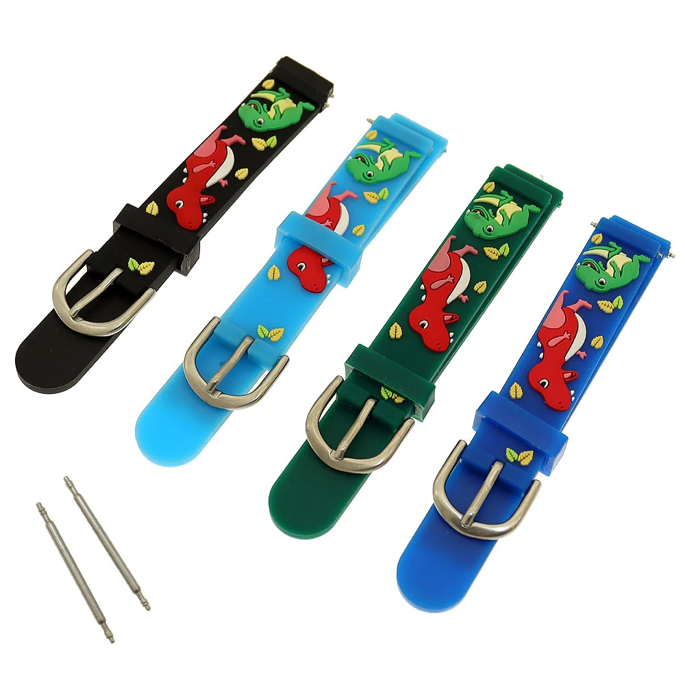 14mm Kids Sport Watch Band Silicone Strap Replacement Strap Waterproof Children Watch Straps for Little Child