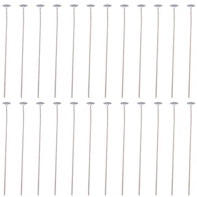 AT29-300Pcs ECO Wicks For Soy Candles, 8 Inch Pre-Waxed Candle Wick For Candle Making,Thick Candle Wick With Base