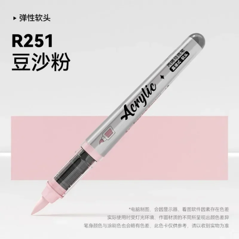 1 قطعة 84 ألوان أكريليك أقلام الطلاء ماركر فرشاة تلميح علامات الطلاء لطلاء الصخور حجر عيد الميلاد اللوازم المدرسية الفنية القرطاسية