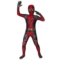 Movie Deadpool Costumes Bodysuit Boys Superhero Cosplay Comic Compression Workout Body Building Dead Pool Anime Halloween Gifts