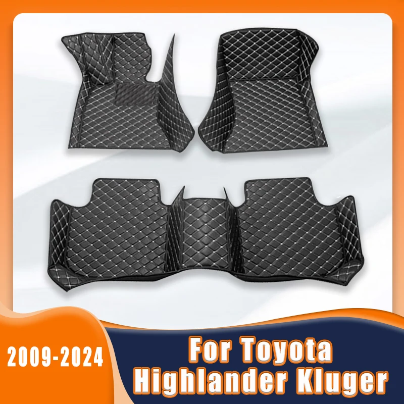 

Car Floor Mats For Toyota Highlander Kluger 2024 2023 2022 2021 2020 2019 2018 2017 2016 To 2012 2011 2010 2009 Interior Covers