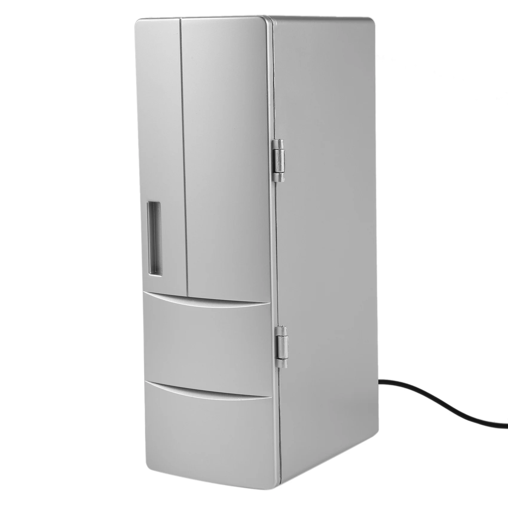 Mini refrigerador portátil com usb, refrigerador para a bebida, cerveja, refrigerador, curso, carro, uso do escritório