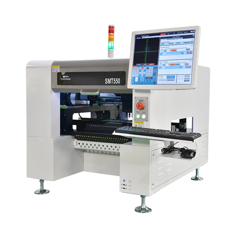 Stock in Europe SMT550 with 50 Feede Factory Promotion Smd Mounting Machine,Led Mounter,Chip Placement Machi