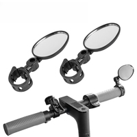 Universal Electric Scooter Rearview Mirror 360 Degree Rotatable For Xiaomi M365 1S PRO Mi3 Handlebar View Mirrors