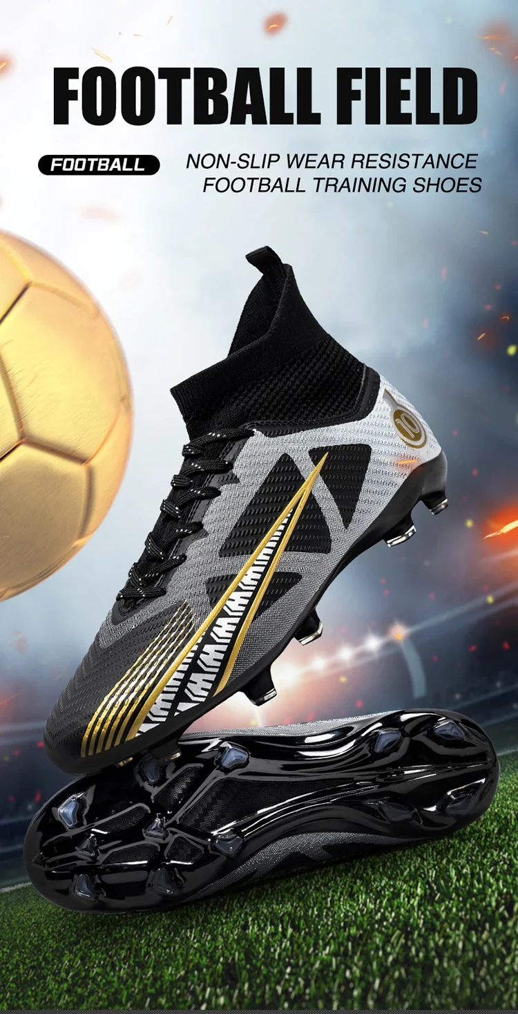 Herren Fußballschuhe Professionelle Original Widerstandsfähige Männer-Trainingsschuhe Atmungsaktive Hochwertige Fußballstiefel Rutschfeste Fußballschuhe – Detail 3
