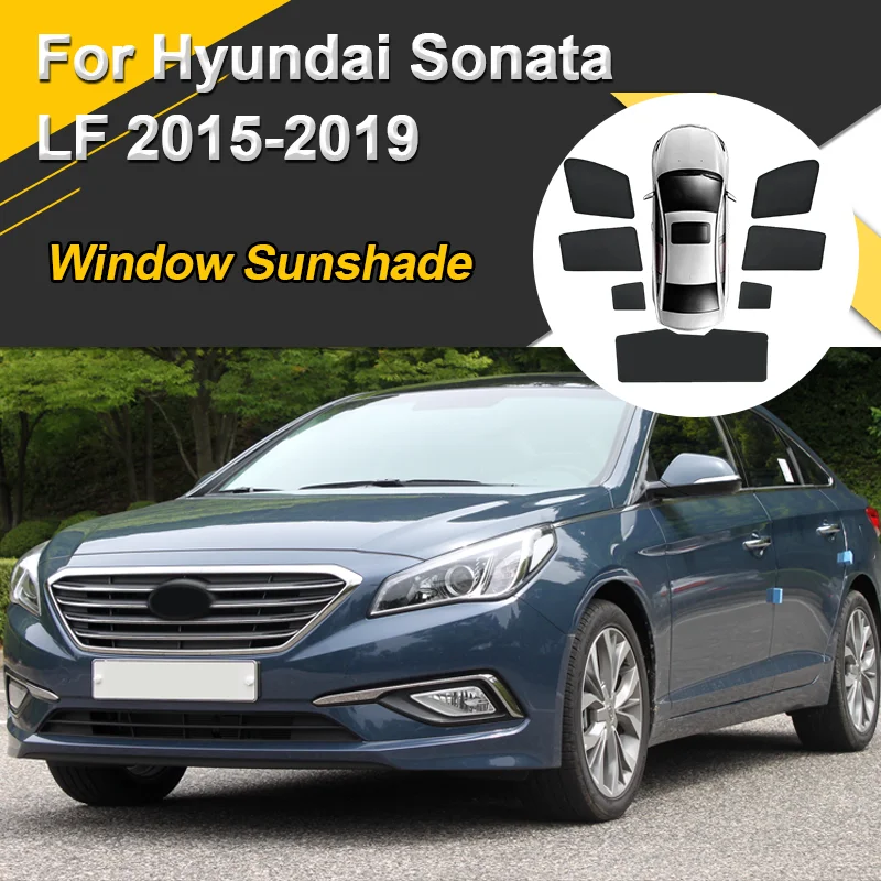 

Car Sun Shades For Hyundai Sonata LF 2015 2016-2019 Sunshade Magnetic Heat insulation Window Curtain Mesh Visor Auto Accessories