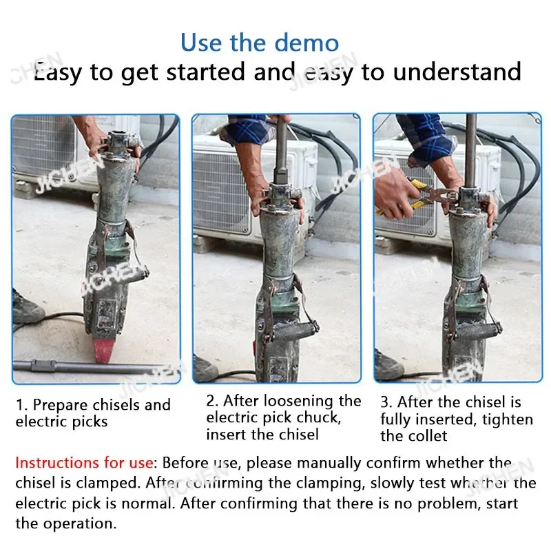 JC 65A Grande Cabeça de Pá Alargada E Espessada 95 Picareta Elétrica Para Pá de Escavação de Concreto ÁrvoresItens Recién Enviados.