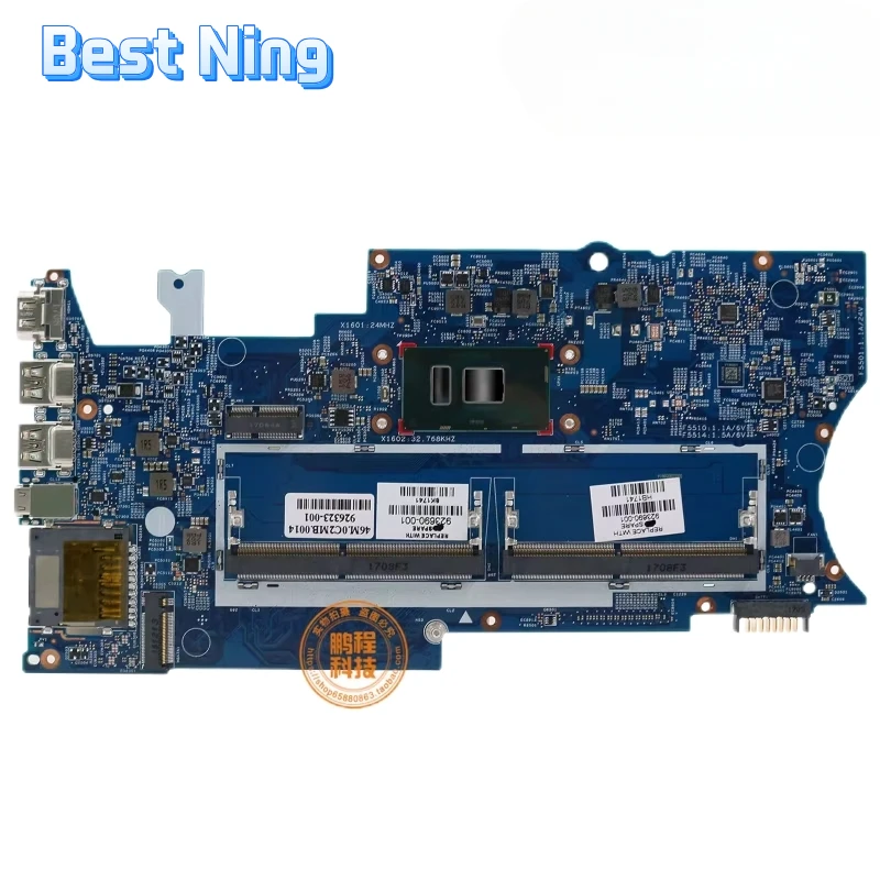 

For HP Pavilion X360 14-BA Laptop Motherboard 16872-2 Mainboard with I3 I5 I7-7th Gen DDR3 UMA