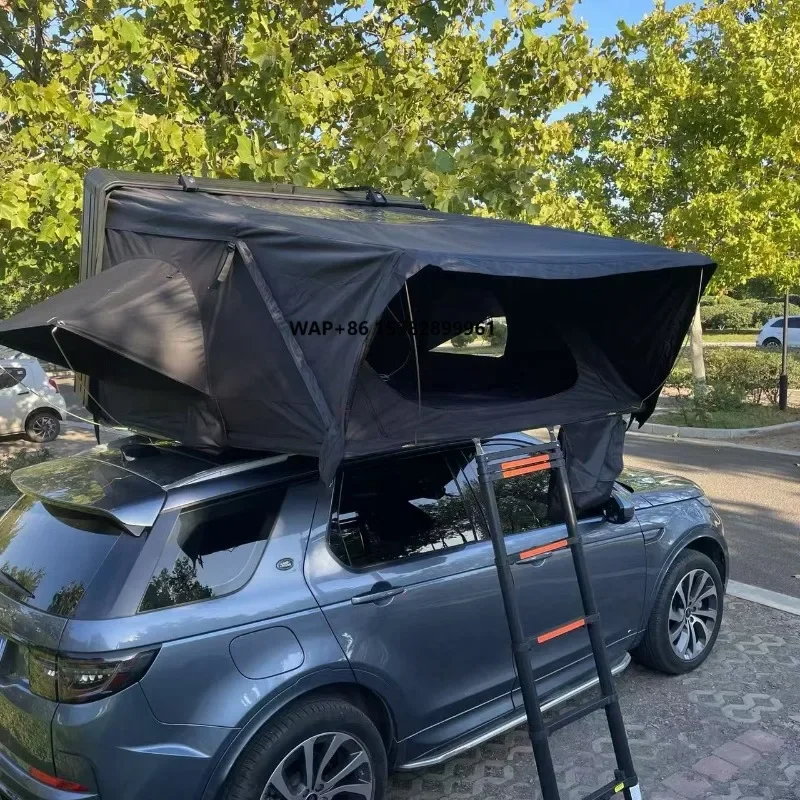 

Quick-Setup Foldable Roof Top Tent - 3-4 Person Outdoor Camping Gear, Reinforced Oxford Fabric