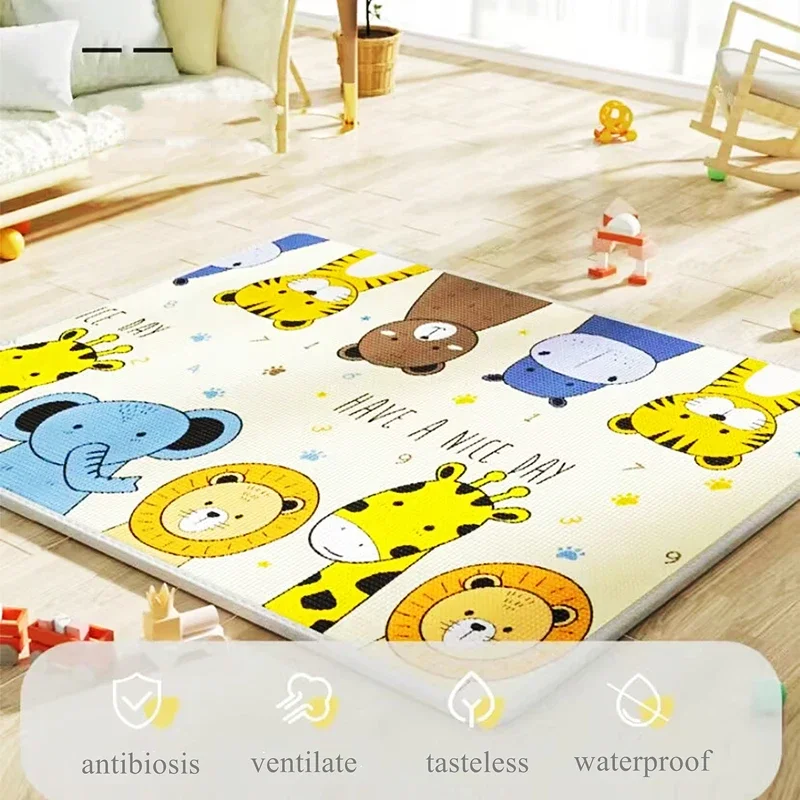 Non-slip Thick 1cm EPE Baby Play Mat Toys for Children Rug Playmat Developing Mat Baby Room Crawling Pad Folding Mat Baby Carpet