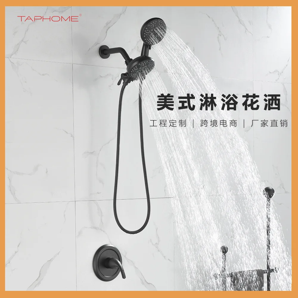 Wall Mounted High Quality Bathroom shower head set Hot cold water shower faucet set Luxury Multifunctional shower head combine